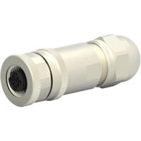 TE Connectivity T4110411041-000 Sensor/actuator connector, niet geassembleerd M12 Aantal polen (sensoren): 4 Bus, recht 1 stuk(s) - thumbnail