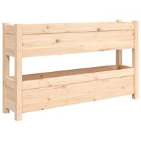 VidaXL Plantenbak 112x25x66 cm massief grenenhout - thumbnail
