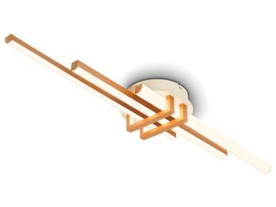 Briloner LED-plafondlamp (3 staven, Coffee, Warm grijs)