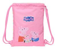 Rugtas met Koordjes Peppa Pig Baby pig Multicolour 26 x 34 x 1 cm - thumbnail