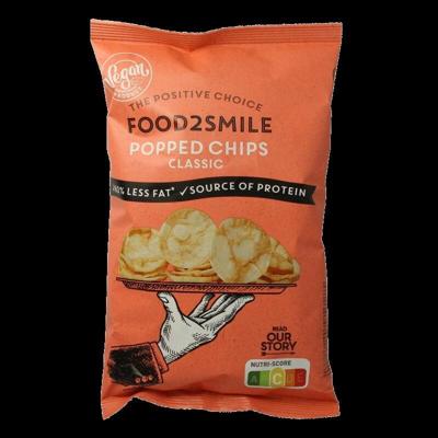 Food2Smile Popped chips classic 90 Gram Food2Smile Popped chips classic 90 Gram