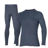 Heatkeeper Thermoset Heren Comfort - Thermoshirt + Thermo Legging - Antraciet Melange-L - thumbnail