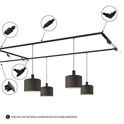 Light depot - pendel adapter railverlichting Track light zwart - Outlet