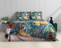 RoyalTextile - Calanthe Dekbedovertrek Katoen-Satijn - Groen - 240 x 220 - thumbnail