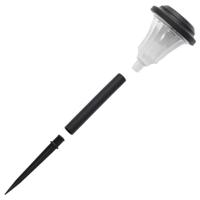 VidaXL Tuinpadverlichting 12 st solar met grondpennen wit - thumbnail