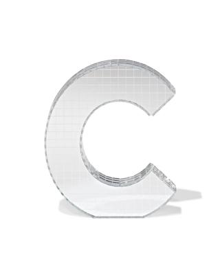 HEMA Discoletter C 10x9x10cm (zilver)