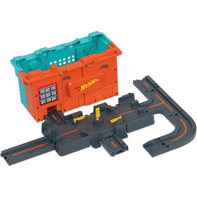 Hot Wheels racebaanset City Town Center 13 delig Hot Wheels racebaanset City Town Center 13 delig