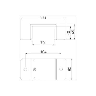 OBO Bettermann 7216511 Verbindingselement Metaal 1 stuk(s) OBO Bettermann 7216511 Verbindingselement Metaal 1 stuk(s)