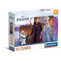 Clementoni blokpuzzel frozen, 12st. - thumbnail