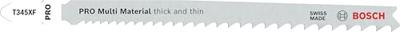 Bosch Professional T345XF Decoupeerzaagblad PRO Multi Material thick and thin VE=100 - 2608634486 - thumbnail