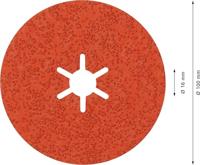 Bosch Accessoires Expert R782 keramische prisma-fiberschijf 100 mm, 16 mm, K36 - 1 stuk(s) - 2608621816 - thumbnail