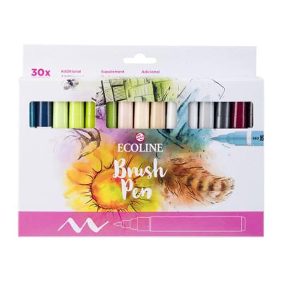 Talens Ecoline Brush pen, etui van 30 stuks, set Additional Talens Ecoline Brush pen, etui van 30 stuks, set Additional
