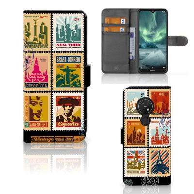 Nokia 7.2 | Nokia 6.2 | Flip Cover | Postzegels Nokia 7.2 | Nokia 6.2 | Flip Cover | Postzegels