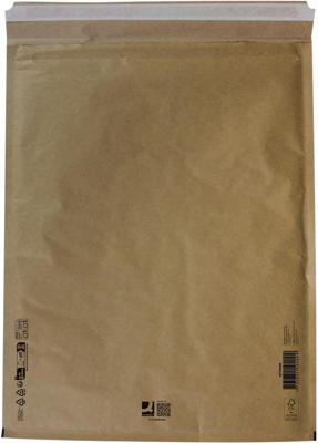 Q-CONNECT luchtkussenenveloppen, bruin, 10-K, 370 x 480 mm, doos van 50 stuks