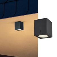 SLV 1003421 ENOLA SQUARE M LED-plafondlamp LED vast ingebouwd 10 W Antraciet - thumbnail