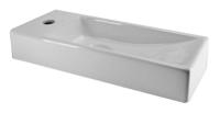 Xellanz Trim mini fontein links 38 x 14 x 8 cm keramiek glans wit - thumbnail