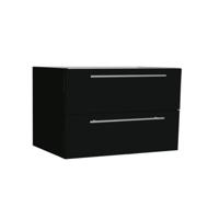 Wastafelonderkast Sanilux Compact Line Soft Close 100x38x50 Hoogglans Antraciet - thumbnail