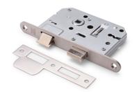 Intersteel klavier dag en nachtslot met RVS voorplaat 20X175 mm - thumbnail