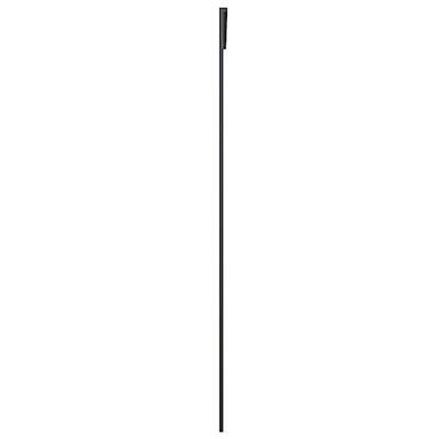 VidaXL Schuifdeur 102,5x205 cm mat esg-glas en aluminium zwart - thumbnail