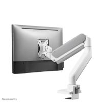 Neomounts ds70-450wh1 full-motion desk mount, 17 - 42 inch, topfix clamp & grommet - thumbnail