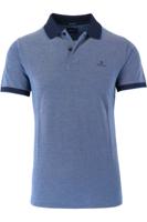 GANT gemêleerde regular fit polo persian blue - thumbnail