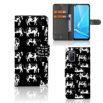 OPPO A72 | OPPO A52 | Telefoonhoesje | Met pasjeshouder | Koetjes