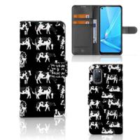 OPPO A72 | OPPO A52 | Telefoonhoesje | Met pasjeshouder | Koetjes - thumbnail