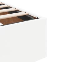 Bedframe zonder matras 90x190 cm kunstleer wit - thumbnail
