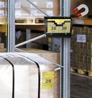 CEP First wandfolderhouder horizontaal, 1 vak, magnetisch, zwart - thumbnail