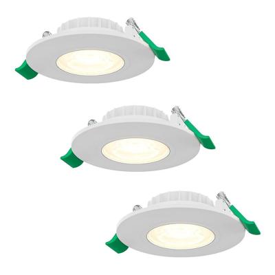 Set van 3 Prado dimbare LED Inbouwspots - 6 watt 570 lumen - CCT instelbare lichtkleur 2700K/4000K/6000K - Lage inbouwdiepte 25 mm - Rond - IP44 voor binnen en buiten - Wit Set van 3 Prado dimbare LED Inbouwspots - 6 watt 570 lumen - CCT instelbare lichtkleur 2700K/4000K/6000K - Lage inbouwdiepte 25 mm - Rond - IP44 voor binnen en buiten - Wit