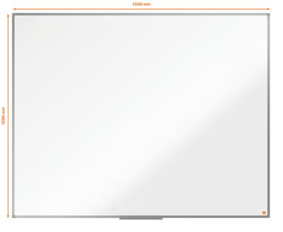 Magnetisch bord Nobo Essence Wit Staal 150 x 120 cm - thumbnail
