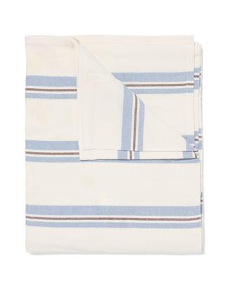 HEMA Tafelkleed XL 320x145cm katoen strepen blauw (blauw)