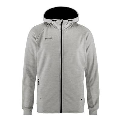 Craft 1909132 Adv Unify Fz Hood Men - Grey Melange - XL