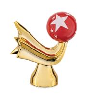 Alessi Happy Eternity Baby Stella Cometa Kerstster porselein - thumbnail