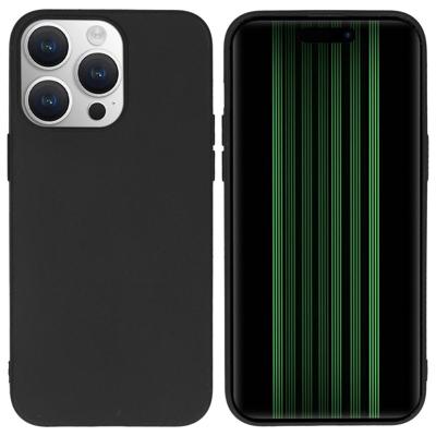 Accezz Color Backcover iPhone 15 Pro Max Telefoonhoesje Zwart