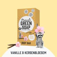 Marcel&apos;s Green Soap Body bar - vanille & kersenbloesem - 150g - thumbnail