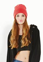 Beechfield CB45 Original Cuffed Beanie - Plum - One Size - thumbnail