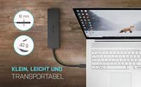 i-tec I-TEC USB-C Metal HUB 2xUSB 3.0 2xUSB-C USB-combi-hub Zwart - thumbnail