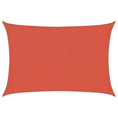 VidaXL Zonnezeil 160 g/m² 2,5x4 m hdpe terracottakleurig