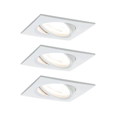 Paulmann 93436 Inbouwlamp Set van 3 stuks 19.5 W Wit (mat)