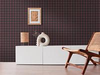 Architects Paper Art of Eden - Rood - Geruit Behang - 390641 - thumbnail