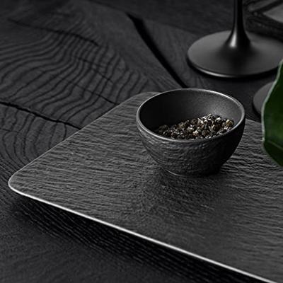 Villeroy & Boch Dipschaaltjes Set Manufacture Rock - Zwart - 4-delig - thumbnail