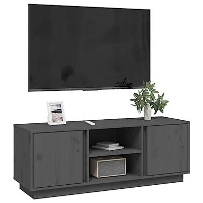 Tv-meubel 110x35x40,5 cm massief grenenhout grijs Tv-meubel 110x35x40,5 cm massief grenenhout grijs