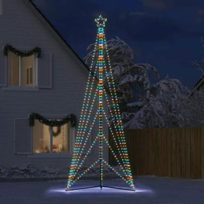 VidaXL Led-kerstboom 861 leds kleurrijk 478 cm