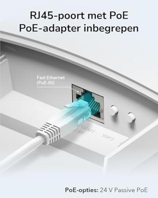 Cudy AP1200 867 Mbit/s Wit Power over Ethernet (PoE)