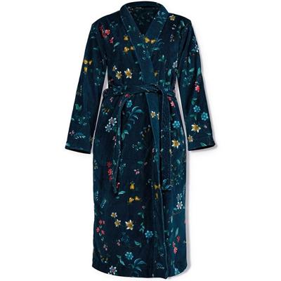 Pip Studio Pip Studio Les Fleurs Badjas - Donkerblauw S