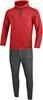 JAKO M9629 Joggingpak Met Sweaterkap Premium Basics - Rood Gemeleerd - L