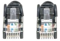 Intellinet 342070 RJ45 Netwerkkabel, patchkabel CAT 6 U/UTP 3.00 m Zwart 1 stuk(s) - thumbnail