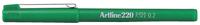 Fineliner artline 220 rond 0.2 mm groen - thumbnail
