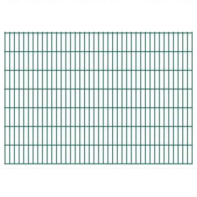 vidaXL Dubbelstaafmatten 2,008x1,43 m 6 m (totale lengte) groen vidaXL Dubbelstaafmatten 2,008x1,43 m 6 m (totale lengte) groen